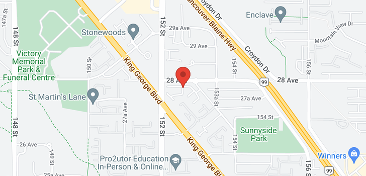 map of 108 15268 28 AVENUE